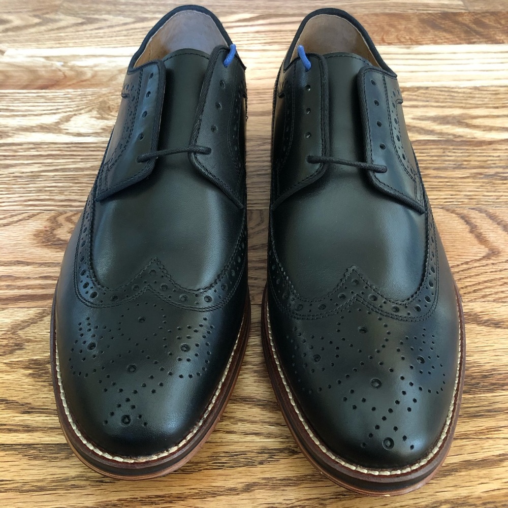 Men’s Conard wingtip black calfskin Oxford shoes - Picture 8 of 8